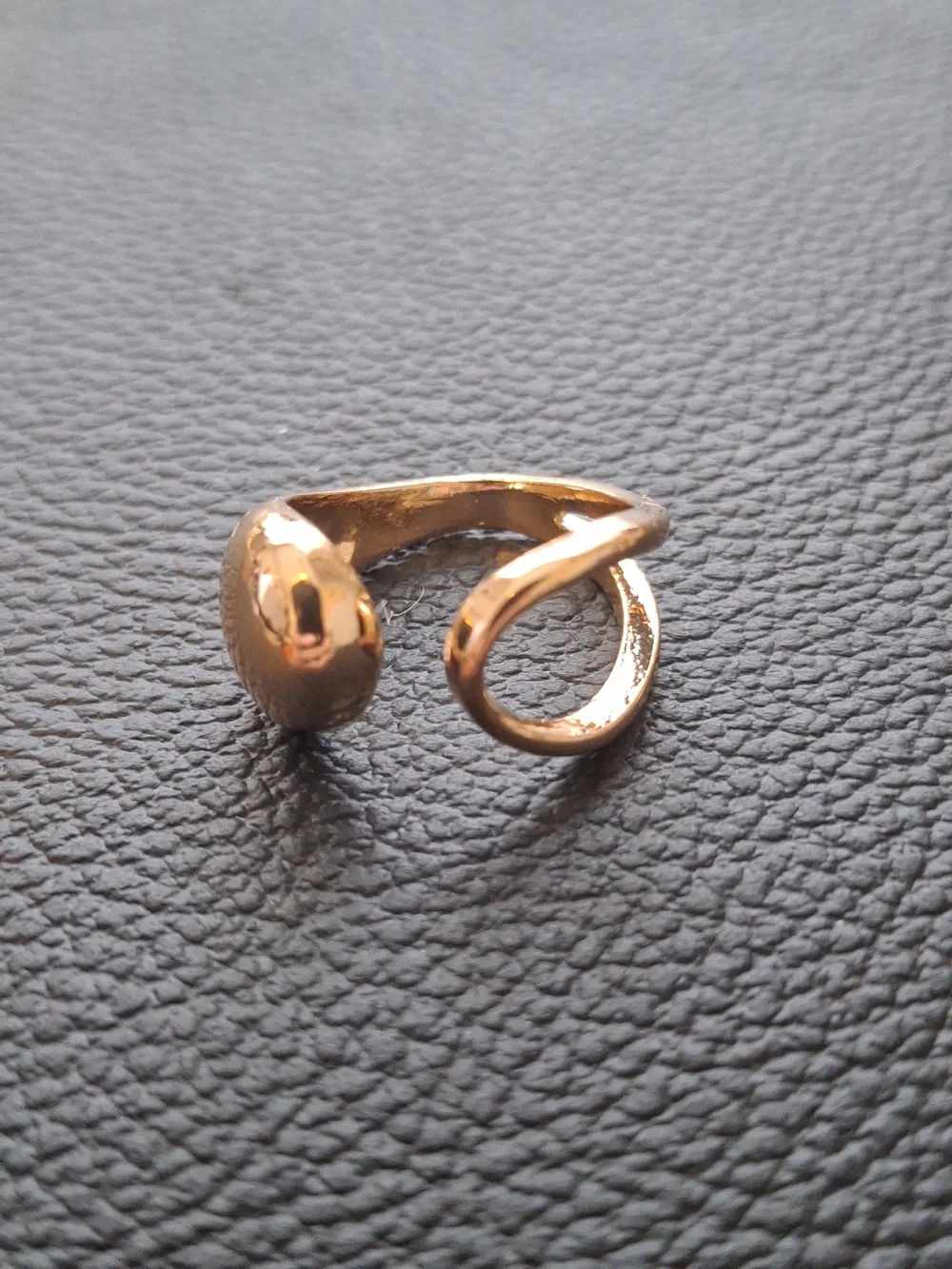 Set Of 5 Women Rings Modern Chunky Various Sizes 6-9 CZ Adjustable Signet NEW